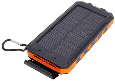 Caricatore solare - Caricatore portatile, Wireless Power Bank | Dispositivo di ricarica rapida waterproof da 20000 mAh con torcia per telefoni tablet da viaggio per esterni per escursionismo di backup