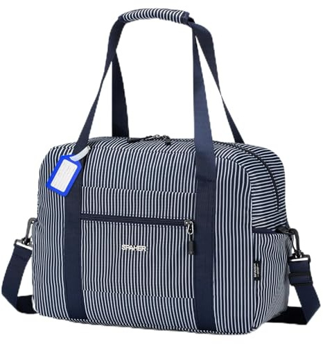 SPAHER Resväskor Handbagage 40x30x15 British Airways Duffelväska Handbagageväska 22L Duffelväska Flygplan Handväsk Dam Herr Sportväska Gymväska Weekendväs Vattentät