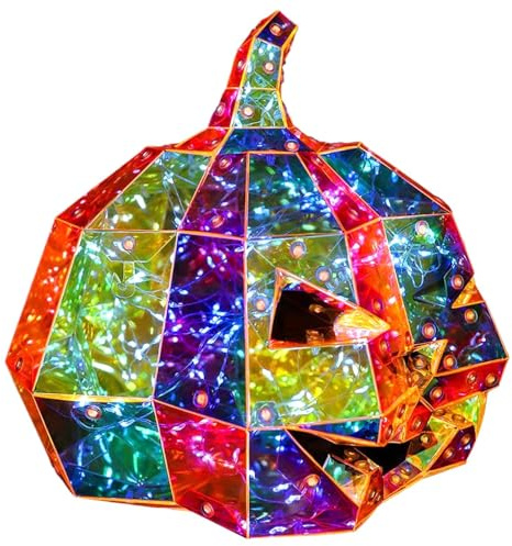 Pumpkin Night Light - Schillerndes LED-Licht, Halloween-Kürbis | Farbwechselnde Knkkn-Pumpen-Dekoration für Kinder, Party-Tischläufer, Inneneinrichtung für Mädchen