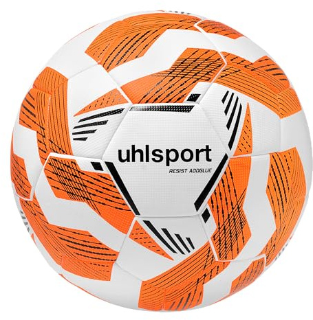 uhlsport Balón de Entrenamiento de fútbol Resist Addglue: balón de Entrenamiento Robusto para césped Artificial y canchas duras con tecnología ADDGLUE