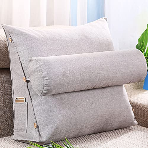 YZHY Keilkissen,Lesekissen,Perfekt als Lesekissen,Wandkissen,Rückenlehne Eckkissen Kopfteil Rueckenkissen Lesen oder Spielen auf dem Bett/Sofa/Boden