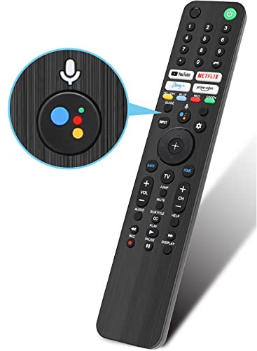 for Sony TV Remote Voice, Replacement for Sony Bravia TV Remote for All Smart LED OLED Series TVs with Voice Function (RMF-TX520U)