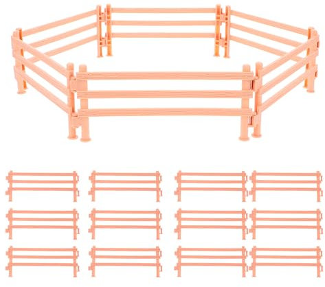 Gadpiparty 25pièces Clôtures Miniature Clôtures De Simulation Miniatures Pour Mini-jardins Mini-fermes Et Maisons De Poupées