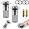 ORTAVA Waschbeckenstöpsel, Abflusssieb, Waschbeckenstöpsel mit Sieb, Abflussstopfen mit Sieb, Waschbeckenstöpsel mit Haarsieb für 34–40 mm Abfluss, 2 Stück