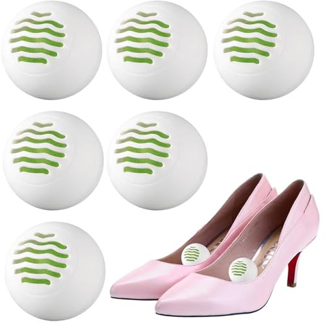 Geruchsvernichter-Ball – 6 Stück, leicht, effektiv, Geruchsneutralisierer, umweltfreundlich, Schuhgeruch, beseitigt Luftreiniger, multifunktionaler Sneaker-Geruchsbeseitiger zur Neutralisierung von