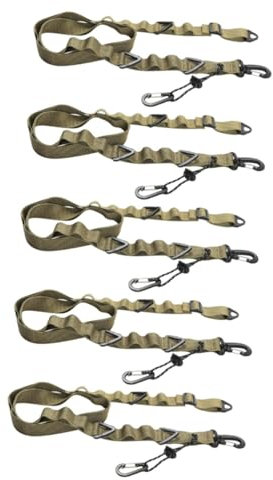 FUNOMOCYA 5 Pezzi Di Accessori Per Tende Da Campeggio Retrattili Stendibiancheria Con Cordino Per Punti Di Sospensione Multipli