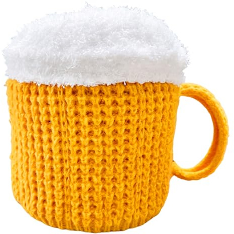 Berretto invernale in maglia a tema birra, berretto in maglia tazza di birra, calda mütze invernale, divertente berretto in maglia, ricamato per ragazzi, ragazze, uomini, donne, divertente regalo