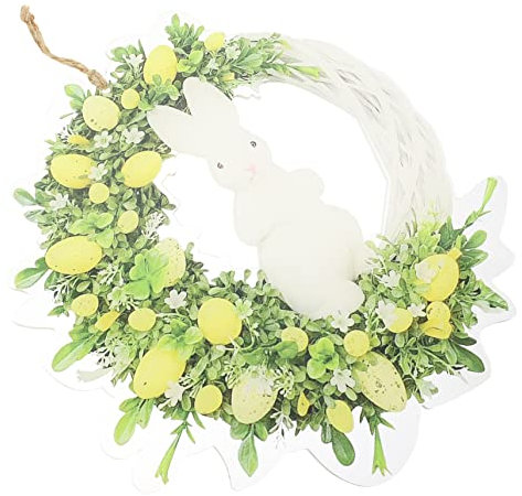 Cabilock Girlande Spielzeug Ostern Kranz Ornament Dekorative Künstliche Kranz Für Home Für Fenster