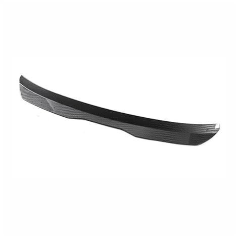 Heckspoiler Eneric Car Free Perforierter Spoiler, Heckflügel des Schrägheck-Oberteils, Mittelflügel-Kofferraumspoiler Spoiler Wing(Bright Carbon)