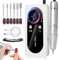 Bindokun Electric Nail Files, 45000RPM Professional Electric Nail Drill Machine, Rechargeable Portable E File Kit for Acrylic Gel Nails with LCD Display Adjustable Speed for Women Salon Home Beginner