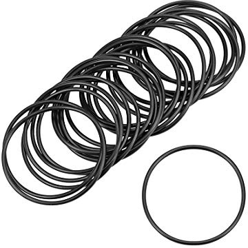 sourcing map Pack mit 25 Ventil Dichtung Nitrilkautschuk O-Ring metrischer Dichtring 36mm Außendmr. 33mm Innendmr. 1,5mm breit