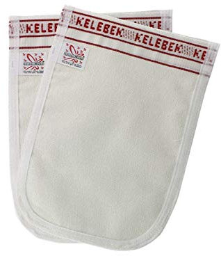 Kelebek Kese Turkish Hamam Bath Mitt, Dead Skin Remover, Body Scrub Gloves Exfoliating, Bath Glove Skin Exfoliating Spa Keses Mitt (2 Pack)