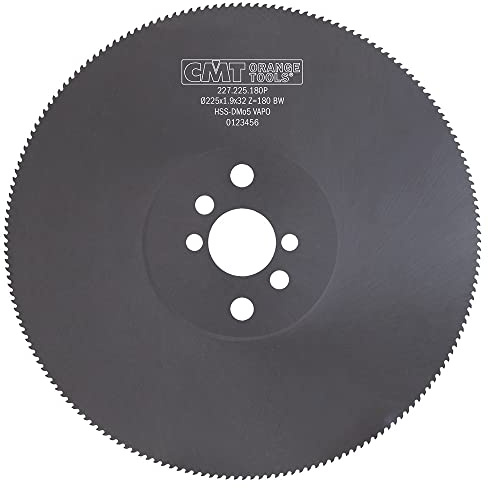 CMT ORANGE TOOLS 227.225.180P - KREISSÄGEBLÄTTER ZU SCHNEIDEN METALLEN UND STÄHLEN HSS VAPO 225X1.9X32 Z180 BW-T4