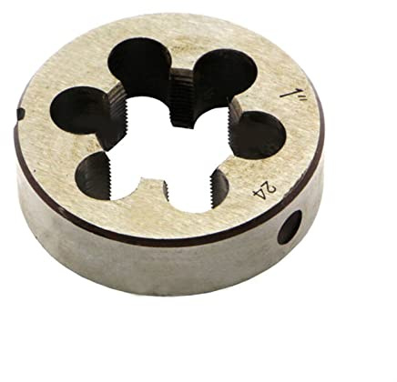 1 pulgada 24 TPI Hilo redondo de la mano derecha mueren Cnc Tornillo métrico de reemplazo de acero de la herramienta de aleación Die, herramientas de roscado de metalurgia LZRONG