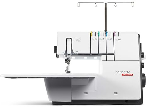 Bernette Nähmaschine 62 AIRLOCK Coverstich-Maschine mit automatischem Lufteinfädler und Freiarm