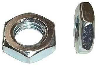 Sechskantmuttern niedrige Form flach Feingewinde DIN 439 Muttern von M8 bis M20 Stahl Verzinkt (5, M10x1)