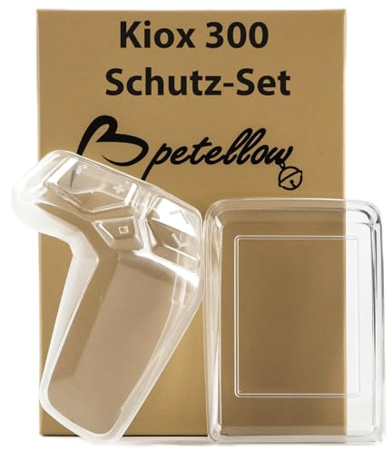 Schutzhülle-Set passend für Bosch Kiox 300 & LED Remote Steuereinheit | 2er Set Transparenter Displayschutz Protective Hülle Schutz Cover vor Kratzern&Stößen