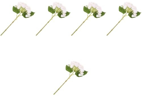 PRETYZOOM 5St künstliche Hortensie hochzeitsdeko Wohnkultur falsche Hortensie Innenausstattung für Damen künstliche Blumen Dekor Gefälschte Blumensträuße Party-Kunstblume drinnen schmücken