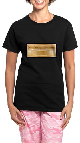 CafePress Ten Downing Street Letter Box Plaque Pajamas Womens Novelty Pajama Set, Comfortable PJ Sleepwear