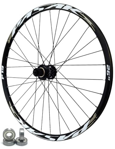 LPYDWZ MTB Räder 26 27,5 29 Zoll Steckachse 142mm Aluminiumlegierung, Scheibenbremse Abgedichtetes Lager 32H Fahrrad Radfahren Vorder Und Hinterradfelge for 7–12 Gänge 2210g