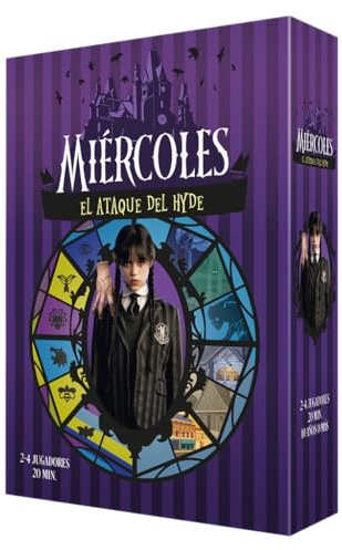Mixlore | Miércoles | Juego de Mesa Cooperativo para Adultos y Familias | A Partir de 10 Años | De 2 a 4 Jugadores | 20 Minutos por Partida | Español