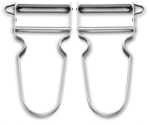 2X Stainless Steel Peeler French Potato Peeler Vegetable Peeler Fruit Peeler Easy Peeler