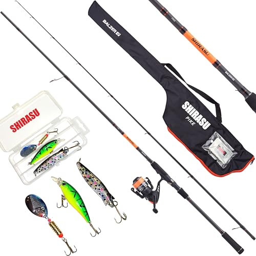 Balzer Profi Angelset Hecht - Shirasu Pike Combo 2,45m, 26-74g