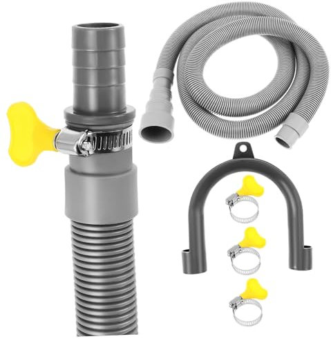 DIYEAH Washing Machine Drain Hose Kit Expandable Hose for Washing Machine Water Pipe Replacement Flexible Drain Pipe for Dishwasher Washer
