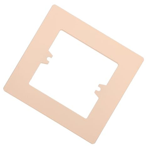 SHINEOFI Cubierta Decorativa Pared para Enchufe, Placa de Interruptor Dorada Diseño Pulido, Cobertura Ampliada para Ocultar Imperfecciones de Pc