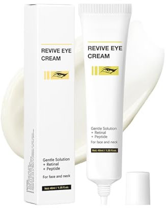 Retinol Under Eye Cream, Reduces Puffiness & Dark Circles, Anti Wrinkle & Anti Aging Treatment for the Delicate Eye Area, for all Skin Types (1 pc, 1)