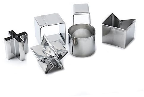 Set di 10 Formine per Biscotti Natalizi in Acciaio Inox
