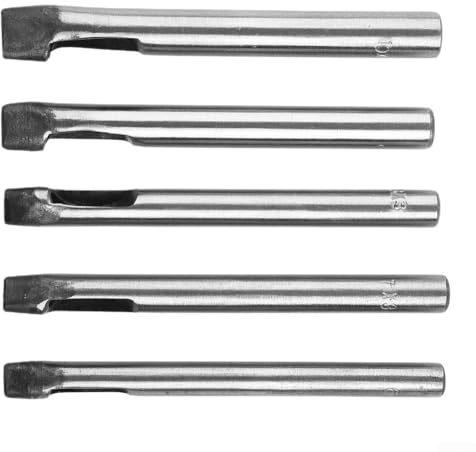 Lot de 5 perforatrices ovales de 3 mm pour cuir et matériaux souples pour joints, vinyle, caoutchouc, etc