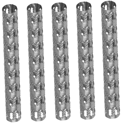 Beaupretty 1000 Pièces Lot de Manchons Métalliques pour Cheveux Aluminium Ajouré Noir Accessoires Légers et Résistants pour Dreadlocks Tresses Twists et Cornrows Fixation Solide et