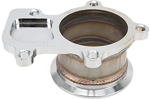 Stylebest Adattatore Flangia, Uscita Banda V 5 Bulloni 3,0 Pollici per Turbocompressore WH1C HX35 HX35W HX40, con Struttura in Lega di Acciaio Premium