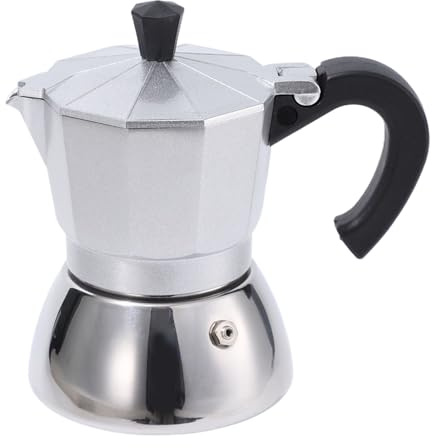 Stovetop Espresso Maker - Coffee Maker Metal Hand Dripper | Vintage Brewing Tool Compact Drink Machine Classic Drink Equipment for Women Men Kitchen Accessories Portable