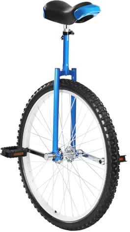 LKHDONG Einrad 24 Zoll Fahrrad Unicycle Unisex Einrad Erwachsene Höhenverstellbar 91-101 cm 20 Laufrad Trainingsfahrrad Balance Training Mehrere Farben (Blau)
