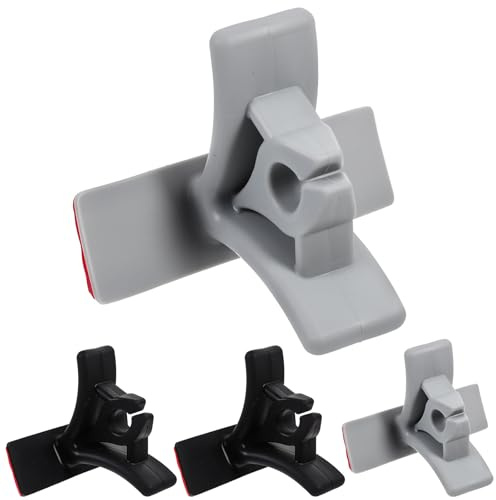 FOMIYES Organizzatori Cavi Adesivi in Silicone 4 Pezzi, Fermacavi per Elettrodomestici da Cucina, Avvolgicavi senza Fori per Superfici Vetro e Ceramica, Gestione Cavi Cucina e Scrivania