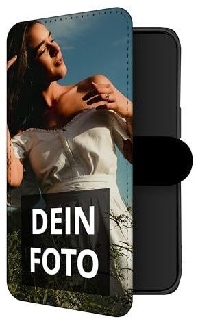PhotoFancy® - Personalisierte Handyhülle für Samsung Galaxy S26 - Hülle mit Foto - Handyhülle selbst gestalten (Flipcase)