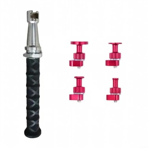 Risveglio Outil de réparation de bosses sans peinture, marteau coulissant, kit télescopique de 27 à 38 cm pour dommages causés par la grêle et les petites bosses, outil portable (marteau + style A)
