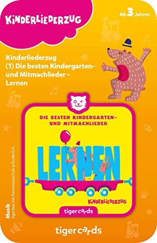 tigermedia tigercard Kinderliederzug Folge 1 Die besten Kindergarten und Mitmachlieder Lernen Kinderbildung tigerbox Hörbox Hörspiel Hörbuch Lieder
