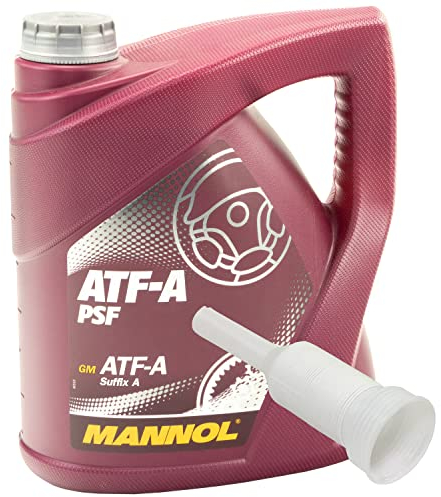 Hydraulikflüssigkeit Servoöl Getriebeöl MANNOL ATF-A PSF 4 Liter mit Ausgießer