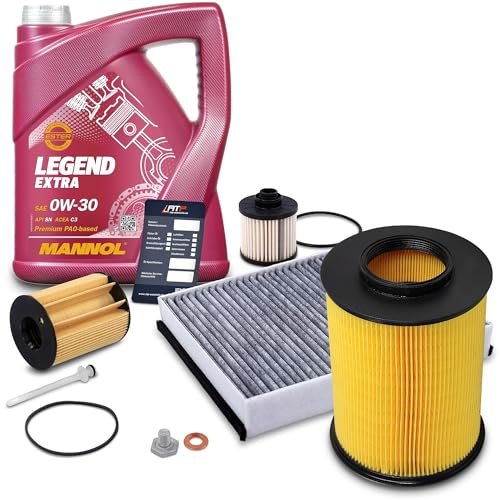 BESTPRICE ATP Inspektionspaket Filterset mit 1x Ölfilter, 1x Innenraumfilter, | Kompatibel mit: FORD C-MAX II, C-MAX II Van, FOCUS III, FOCUS III Kasten/Kombi, FOCUS III Kasten/Schrägheck