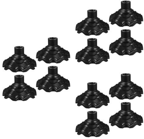DOITOOL Camping Chair Feet Covers 12 Pcs Non-Slip Chair Leg Caps for 0.6 Inch Legs Outdoor Table Leg Protectors and Furniture Pads for Camping Picnic Hiking BBQ