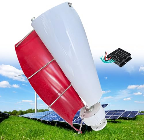 12000W Vertical Wind Power Turbine Generator Kit,12V/24V/48V Portable Maglev Wind Turbine Generator with Charge Controller for Boats Cabins Mobile Homes,C-24V