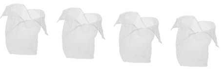 PRETYZOOM 4 Pièces De Riz Cuit à La Vapeur Doublure De Cuiseur à Riz De Cuisson à La Vapeur De Cuisine Sacs Pour Cuisiner Doublure De Vapeur En Maille Vapeur Blanche