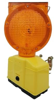 LEDWORK Lot de 12 Lampe DE Chantier LED Solaire, AUTONOMIE 80H, Portable, Resistant, DECLENCHELENT Automatique, Clignotante (10 + 2 gratuites)