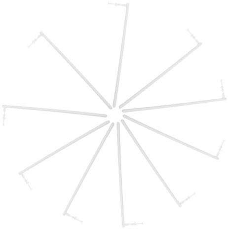 Abaodam 20pcs Handheld Pinwheel Rods Windmill Sails Replacement Diy Windmill Parts for Garden Toy