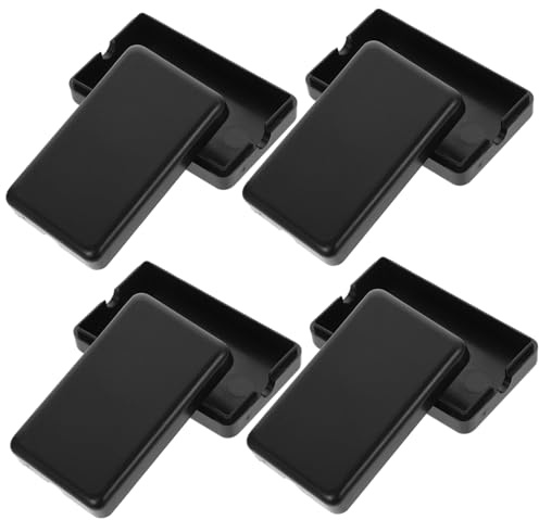 Ciieeo 4pcs Plastic Junction Box Weatherproof Electrical Connection Case PCB Project Box Black 60x36x16mm Outdoor Cable Junction for Wiring Protection