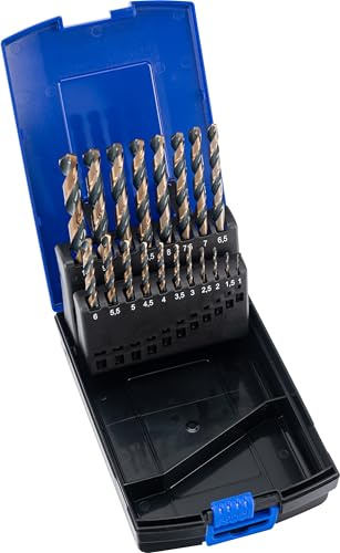 Condor Werkzeug 9622 | Spiralbohrer-Satz | 19-tlg. | 1-10 mm | HSS-G | schwarz-oxid