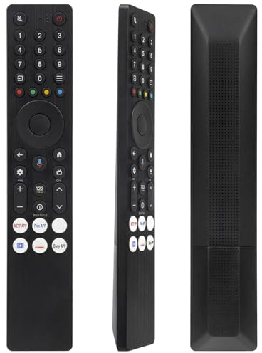 RC833A FMB1 Télécommande de rechange pour Smart TV TCL QD Mini-LED C71K 4K 2025 – Aucune configuration requise (pas de fonction vocale)